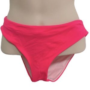 VICTORIAS SECRET PINK Sexy Bikini Bottom Bright Hot Pink Womens Small Petite